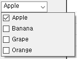 CheckBoxComboBox README 미리보기